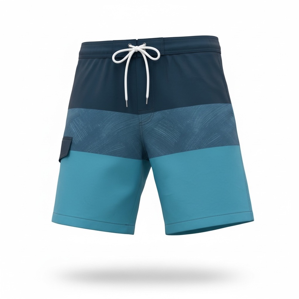 NWT Sonoma Blue and Teal Swim Shorts